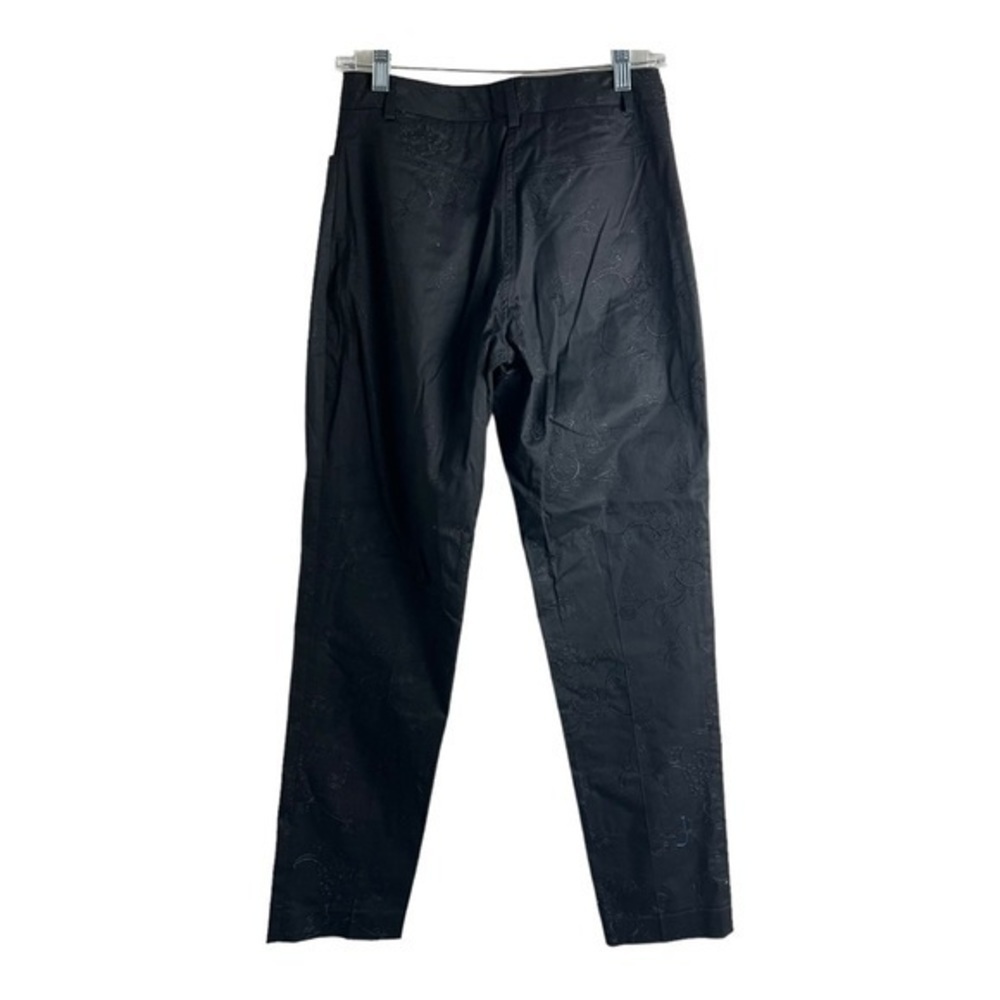 Como Sport Casual Embroidered Pant Size 4 - Picture 2 of 8